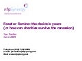 Feast or famine - or what charities should be doing to survive the recession