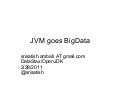 jvm goes to big data