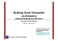 Jakarta Venture Night: Building Great Companies and Industry