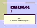 K.p 6.32 dasar dasar embriologi