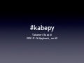 kabepy: Python Bouldering Club