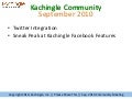 Kachingle Sep 16 Online Community Meeting: Twitter Integration