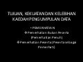 Kaedah pengumpulan data pemerhatian