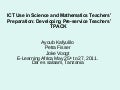 TPACK: E-learning africa 2011