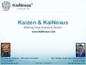 KaiNexus webinar february 2013