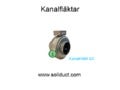 Kanalfläktar från Soliduct