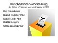 Kandidaten Vorstellung 27-09-2010