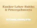 Kanker Leher Rahim dan Pencegahannya