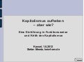 Kapitalismus aufheben - aber wie?