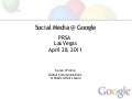 Social Media @ Google with Karen Wickre