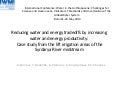 Reducing water and energy tradeoffs by increasing