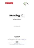 Katho Branding 101 Syllabus May 2011