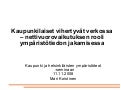 Kaupunkilaiset vihertyvät verkossa – nettivuorovaikutuksen rooli ympäristötiedon jakamisessa