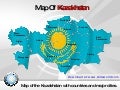 Kazakhstan map powerpoint template