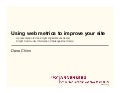 Web metrics for community news organizations