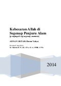 Kebesaran Allah Di Segenap Penjuru Alam