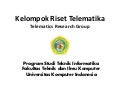 Kelompok riset telematika (telematics research group) UNIKOM