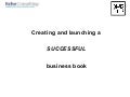 Creating & launching a successful business book