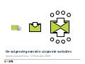 Kennissessie De volgende generatie corporate website