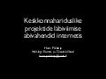 Keskkonnahariduslike projektide läbiviimise abivahendid internetis