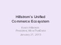 Hillstrom&rsquo;s Unified Commerce Ecosystem 2013