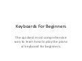Keyboardforbeginners