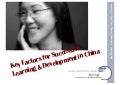 Key Factors for Successful Learning & Development in China
