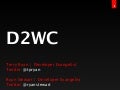 D2WC Keynote