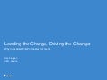 Summit 2013 Keynote - Leading the Charge - Finnigan