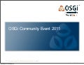 Keynote: OSGi Past, Present and Future - Alex Blewitt