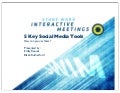 Key Social Media Tools