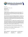 Letter Regarding Keystone XL Pipeline