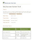Key Success Factors Tool