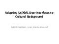 Adapting UsiXML User Interfaces to Cultural Background