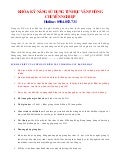 Địa chỉ học TIN VĂN PHÒNG tốt và uy tín nhất - LH: 0904.852.731