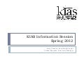 KIAS Information 2012