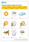 Kids Print Weather Symbols