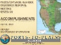 Ports-to-Plains Alliance Accomplishments