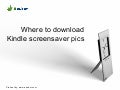 Kindle Screensaver Images download site