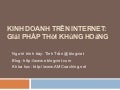 Kinh doanh trên internet thời khủng hoảng