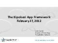 Kipokezi app framework
