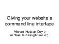 Kiwipycon command line