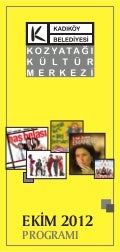 Kadıköy Belediyesi Kozyatagi Kultur Merkezi Ekim Ayı Programı