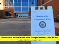 Congressman John Kline visits Farmington High School  