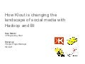 Klout changing landscape of social media