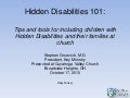 Hidden Disabilities 101