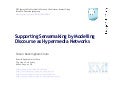 Supporting Sensemaking by Modelling Discourse as Hypermedia Networks