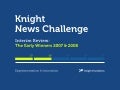 Knight News Challenge Years 1 & 2 Assessment