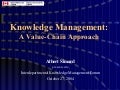 Knowledge Management Value Chains