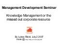 Knowledge Management